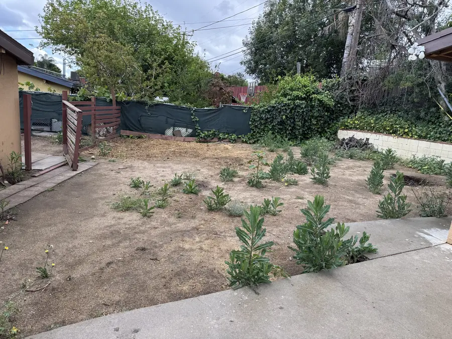 Backyard Turf & Gravel Makeover in Sylmar, CA before Daniels Landscaping started work